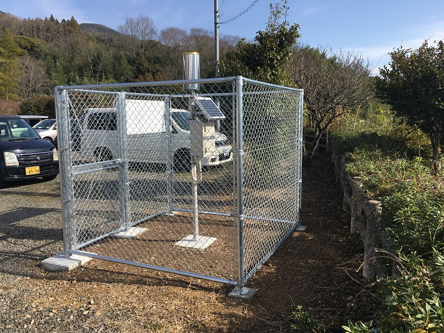 徳島県・西部総合県民局＜三好庁舎＞様　井川地区IoT雨量計6ヶ所設置 画像