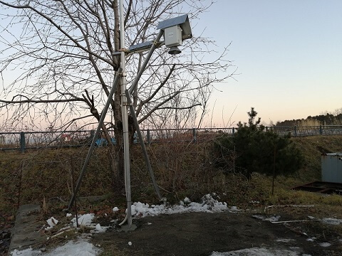 北海道・旭川市・土木事業所様　積雪深度監視センサーを実証・実装させて頂きました。 画像