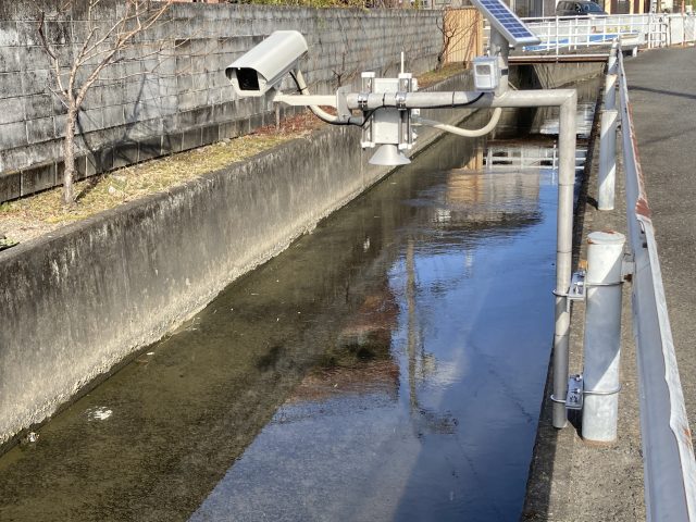 静岡県静岡市・河川課様　カメラ塔載河川水位監視システムの実証検証がスタートしました。 画像